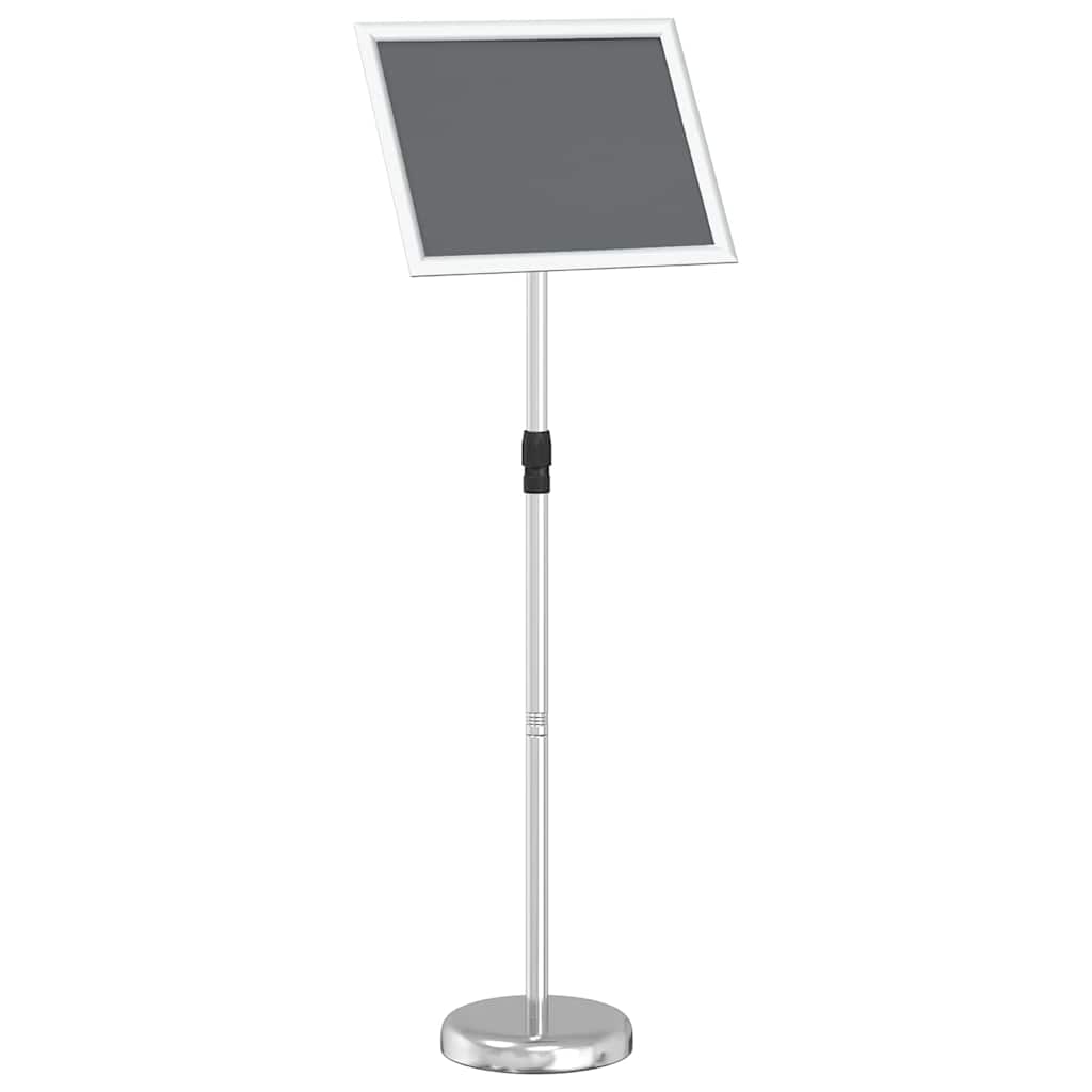 vidaXL Stoiska na targi Srebrny 30 x 25 x 128 cm Aluminium