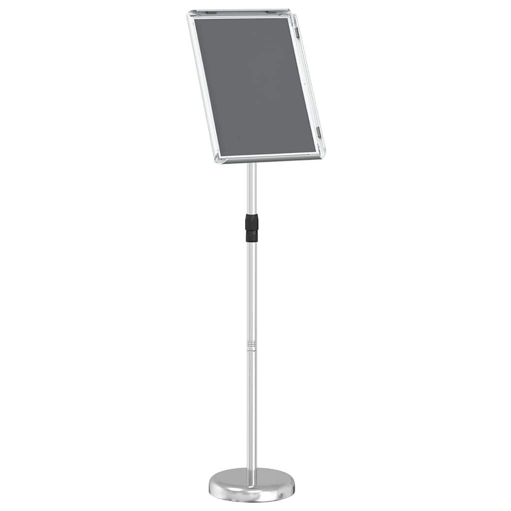 vidaXL Stoiska na targi Srebrny 30 x 25 x 128 cm Aluminium