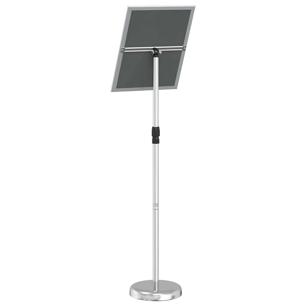 vidaXL Stoiska na targi Srebrny 30 x 25 x 128 cm Aluminium