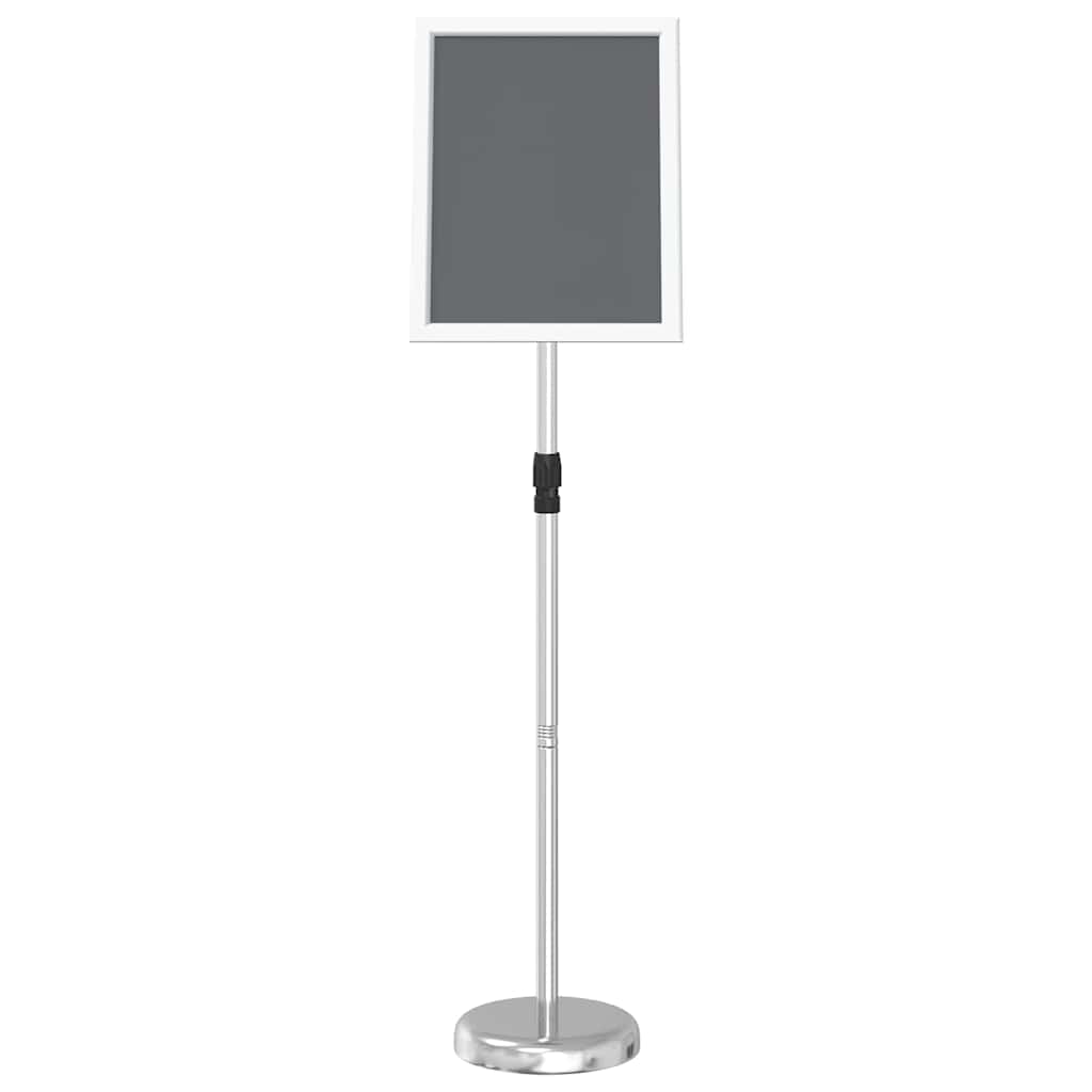 vidaXL Stoiska na targi Srebrny 30 x 25 x 128 cm Aluminium