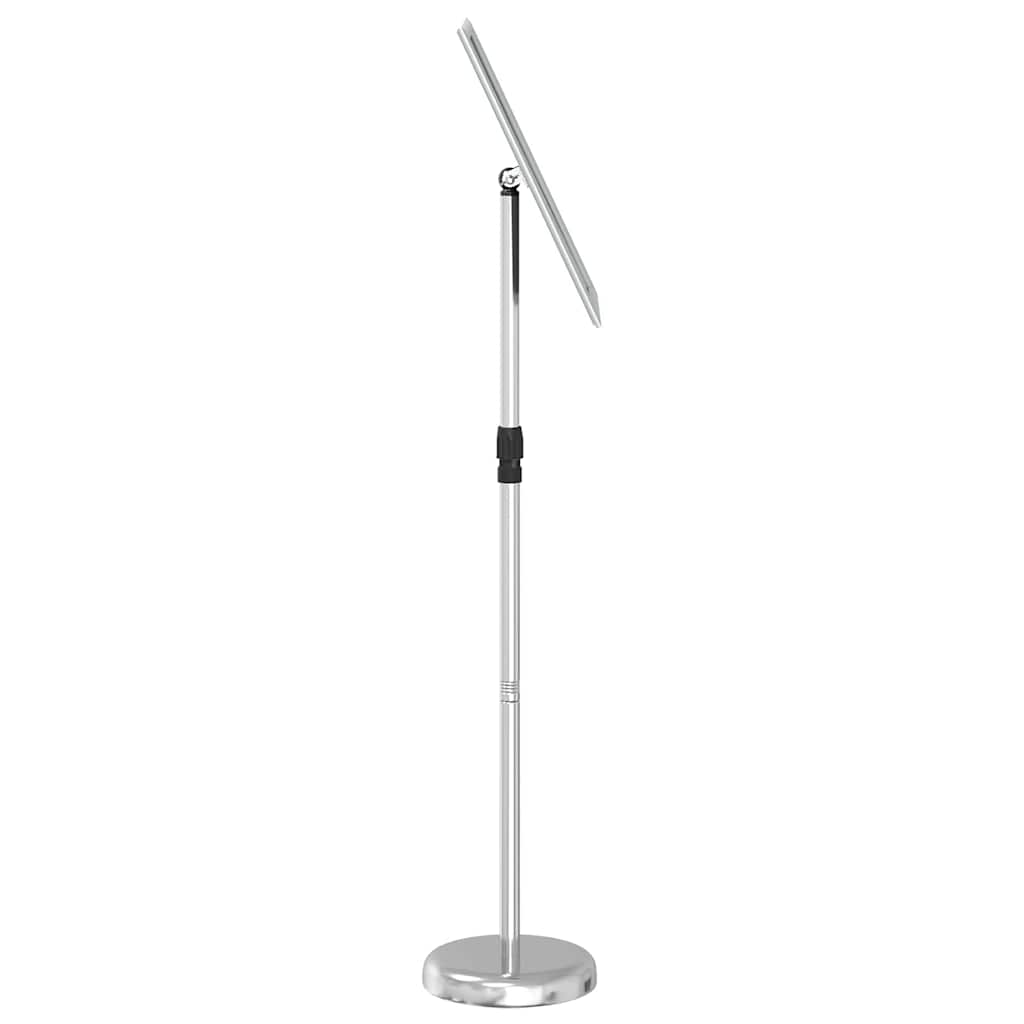 vidaXL Stoiska na targi Srebrny 30 x 25 x 128 cm Aluminium