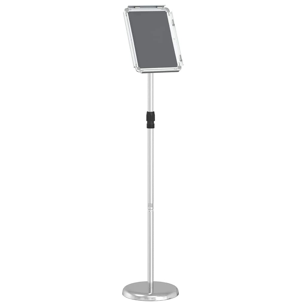 vidaXL Stoiska na targi Srebrny 25 x 25 x 125 cm Aluminium