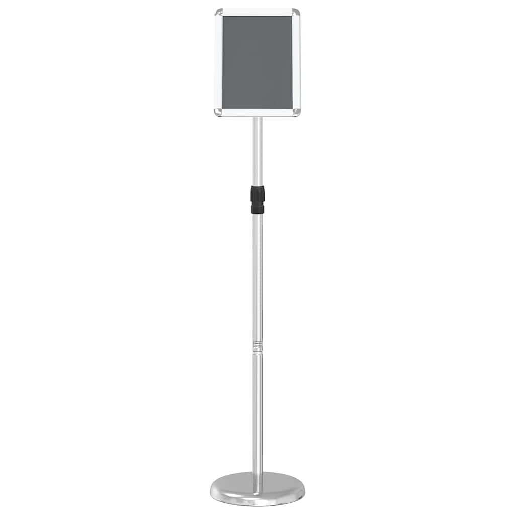 vidaXL Stoiska na targi Srebrny 25 x 25 x 125 cm Aluminium