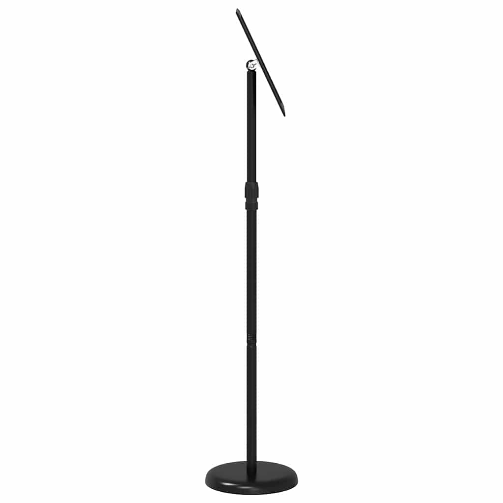 vidaXL Stoiska na targi Czarny 25 x 25 x 125 cm Aluminium