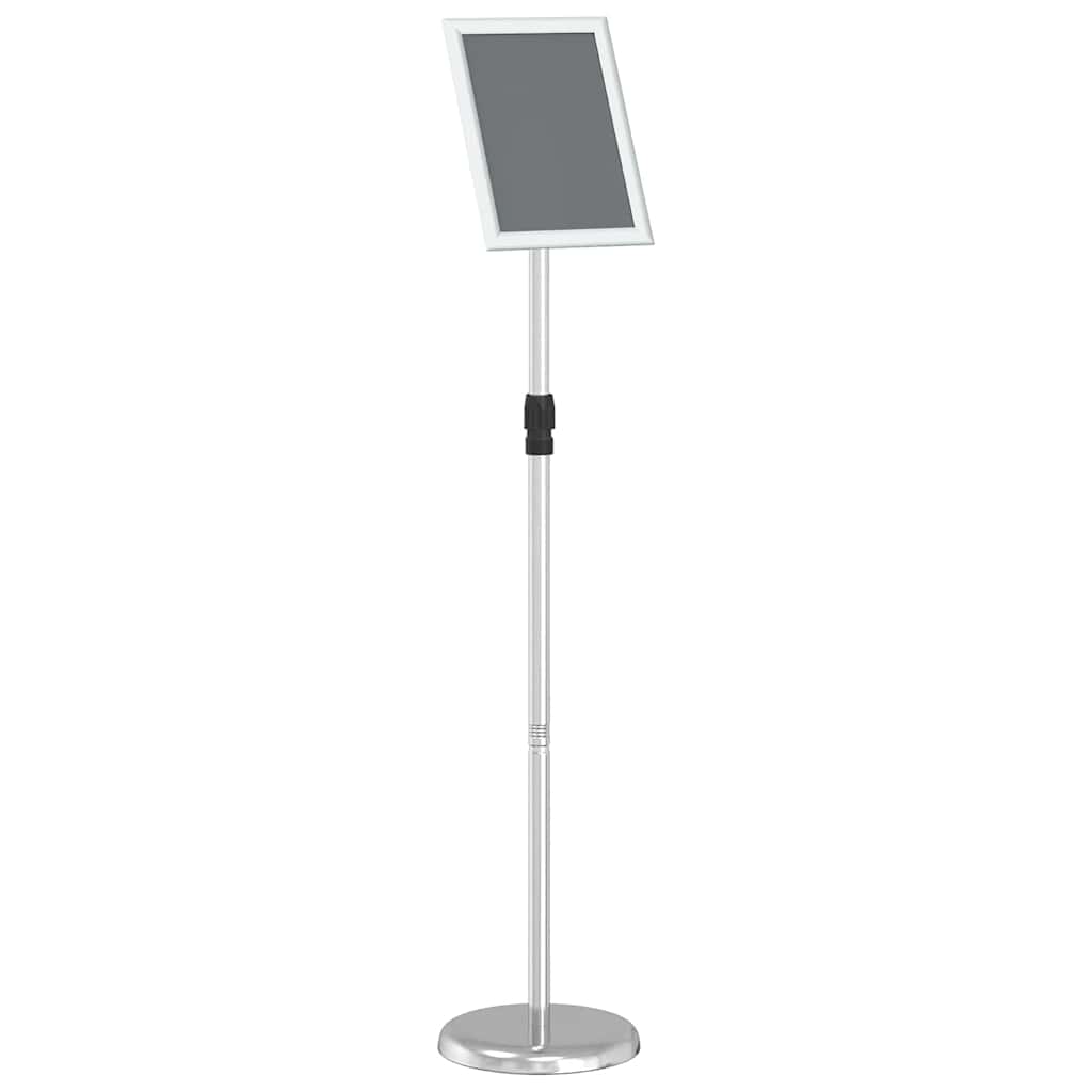 vidaXL Stoiska na targi Srebrny 25 x 25 x 125 cm Aluminium