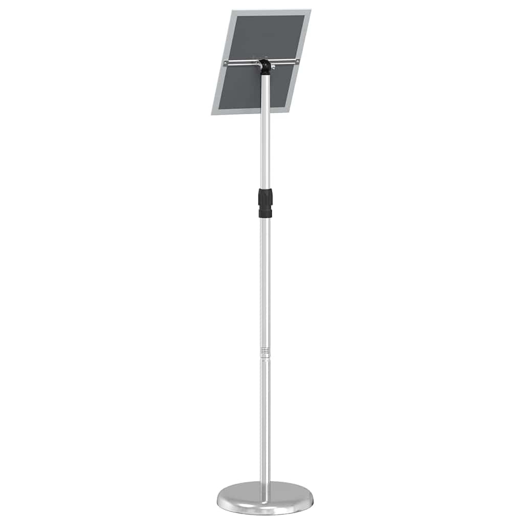 vidaXL Stoiska na targi Srebrny 25 x 25 x 125 cm Aluminium