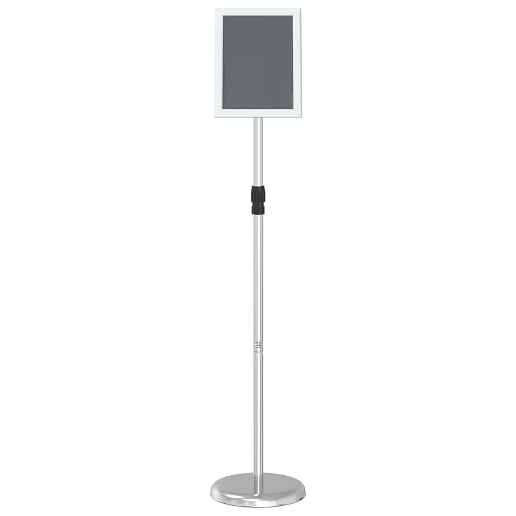vidaXL Stoiska na targi Srebrny 25 x 25 x 125 cm Aluminium
