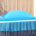 vidaXL Poduszka basenowa na zimę Niebieski 460 x 230 x 160 cm PVC