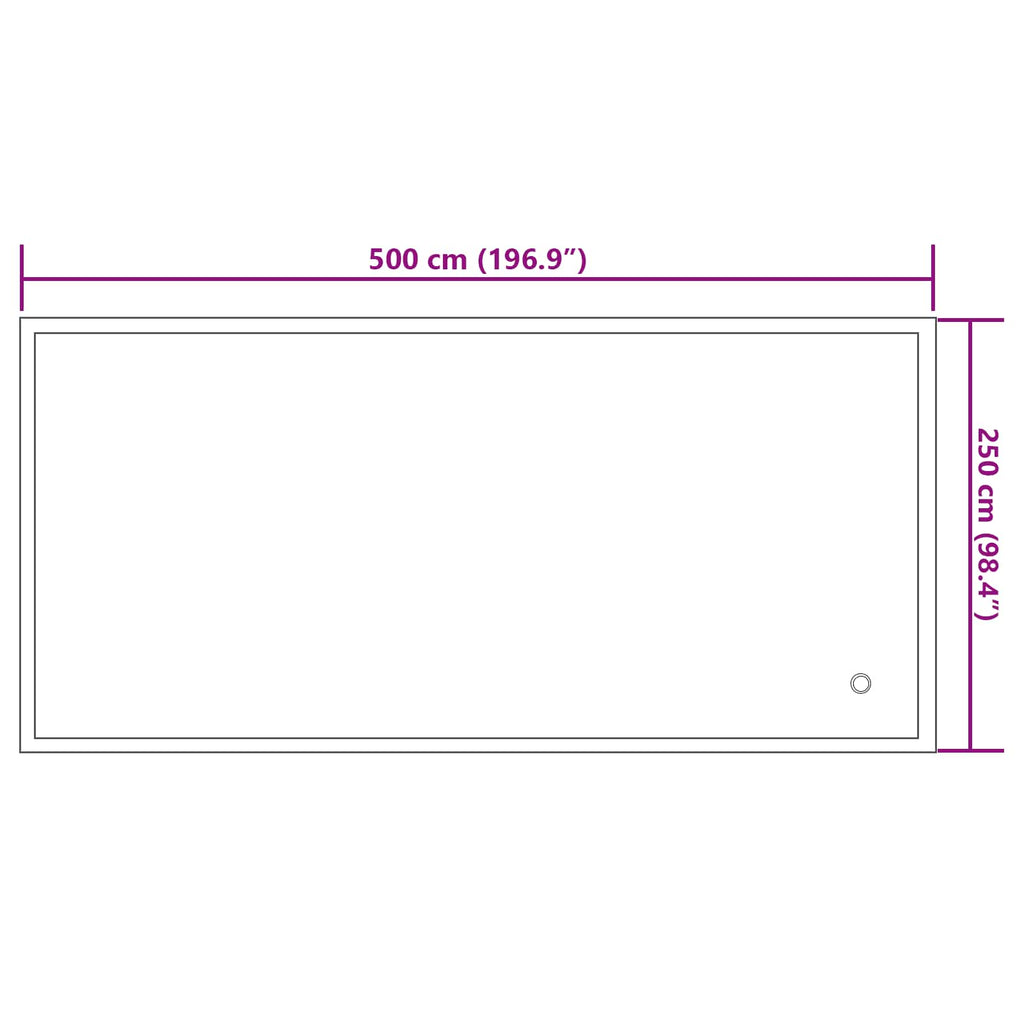 vidaXL Poduszka basenowa na zimę Niebieski 460 x 230 x 160 cm PVC