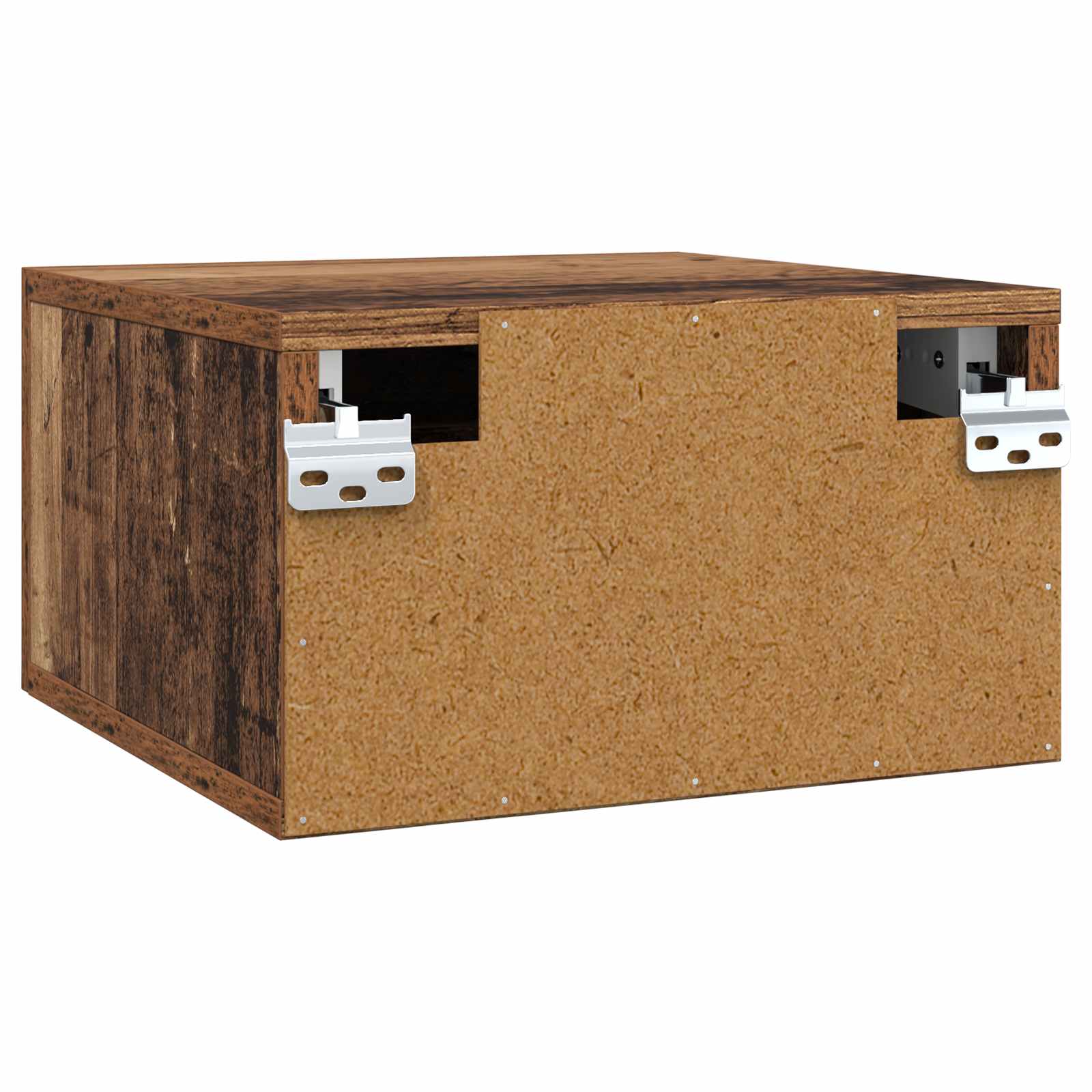 vidaXL Szafka Nocna z szufladą Stare drewno 35 x 35 x 20 cm