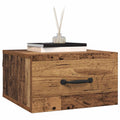 vidaXL Szafka Nocna Stare drewno 35 x 35 x 20 cm Drewno inżynieryjne