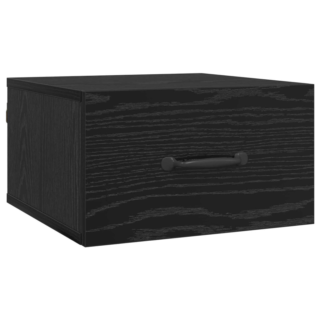 vidaXL Szafka Nocna Czarny Dąb 35 x 35 x 20 cm Drewno inżynieryjne