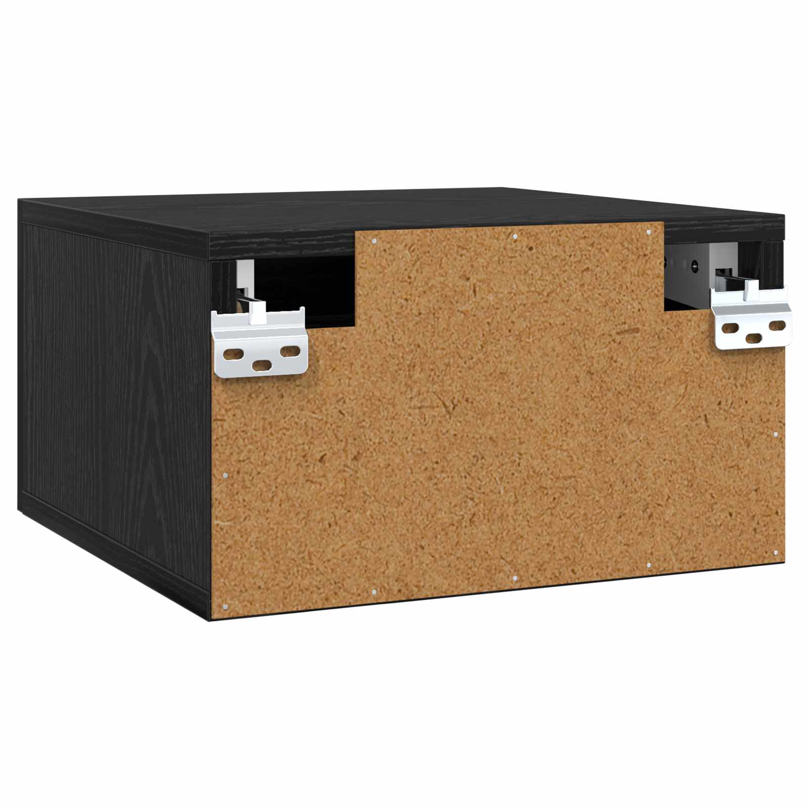 vidaXL Szafka Nocna Czarny Dąb 35 x 35 x 20 cm Materiał drewnopochodny
