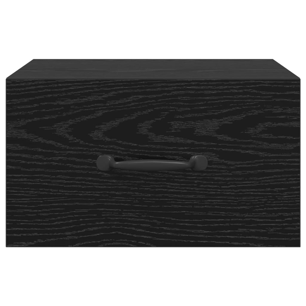 vidaXL Szafka Nocna Czarny Dąb 35 x 35 x 20 cm Materiał drewnopochodny