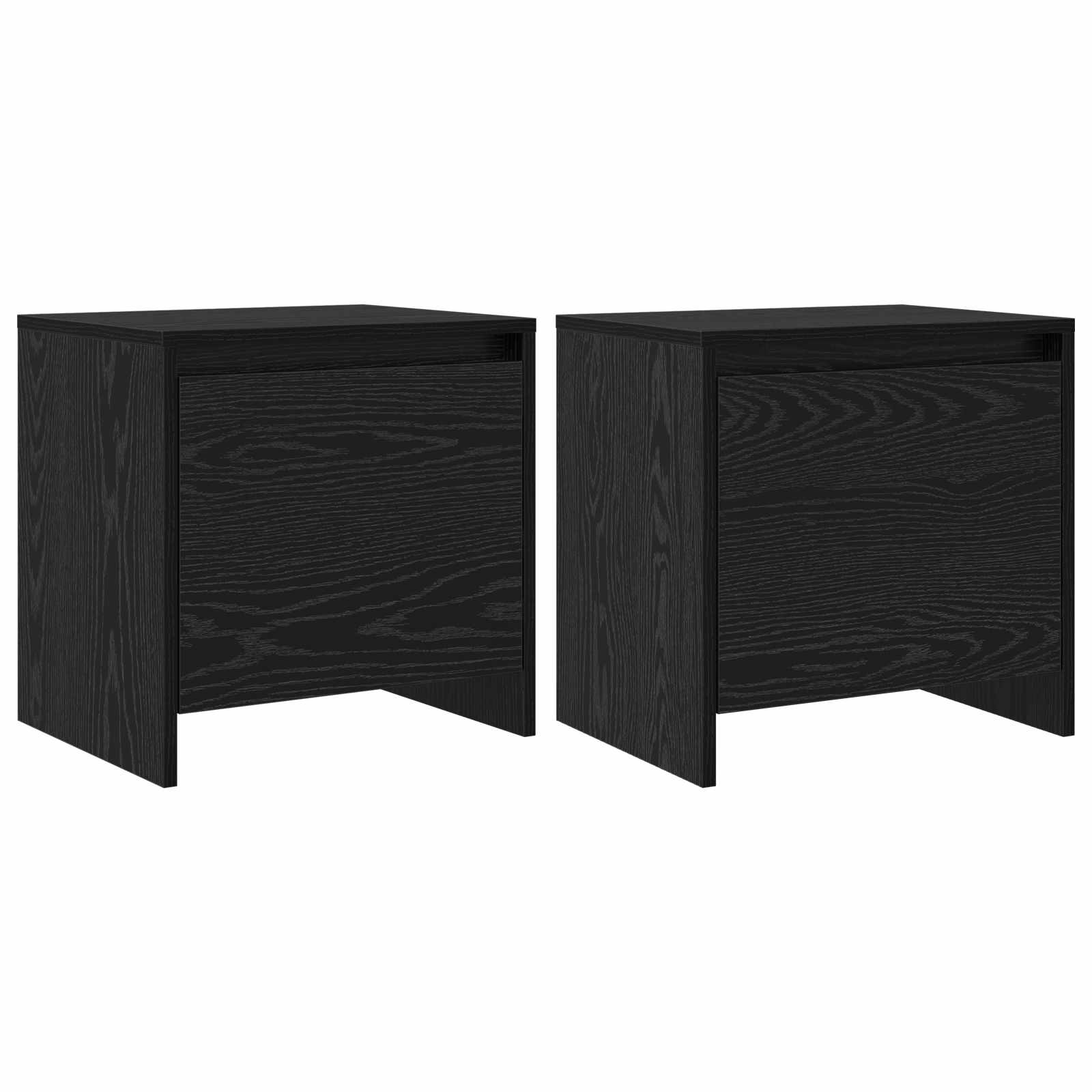 vidaXL Szafka Nocna Czarny Dąb 45 x 34 x 44,5 cm