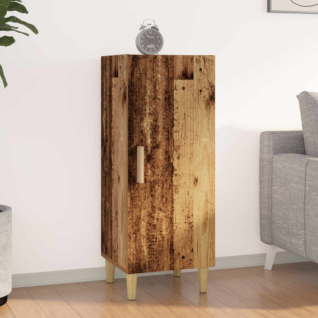 vidaXL Bufet Stare drewno 34,5 x 34 x 90 cm Materiał drewnopochodny
