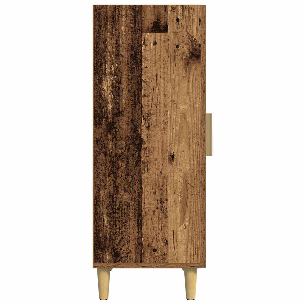 vidaXL Bufet Stare drewno 34,5 x 34 x 90 cm Materiał drewnopochodny