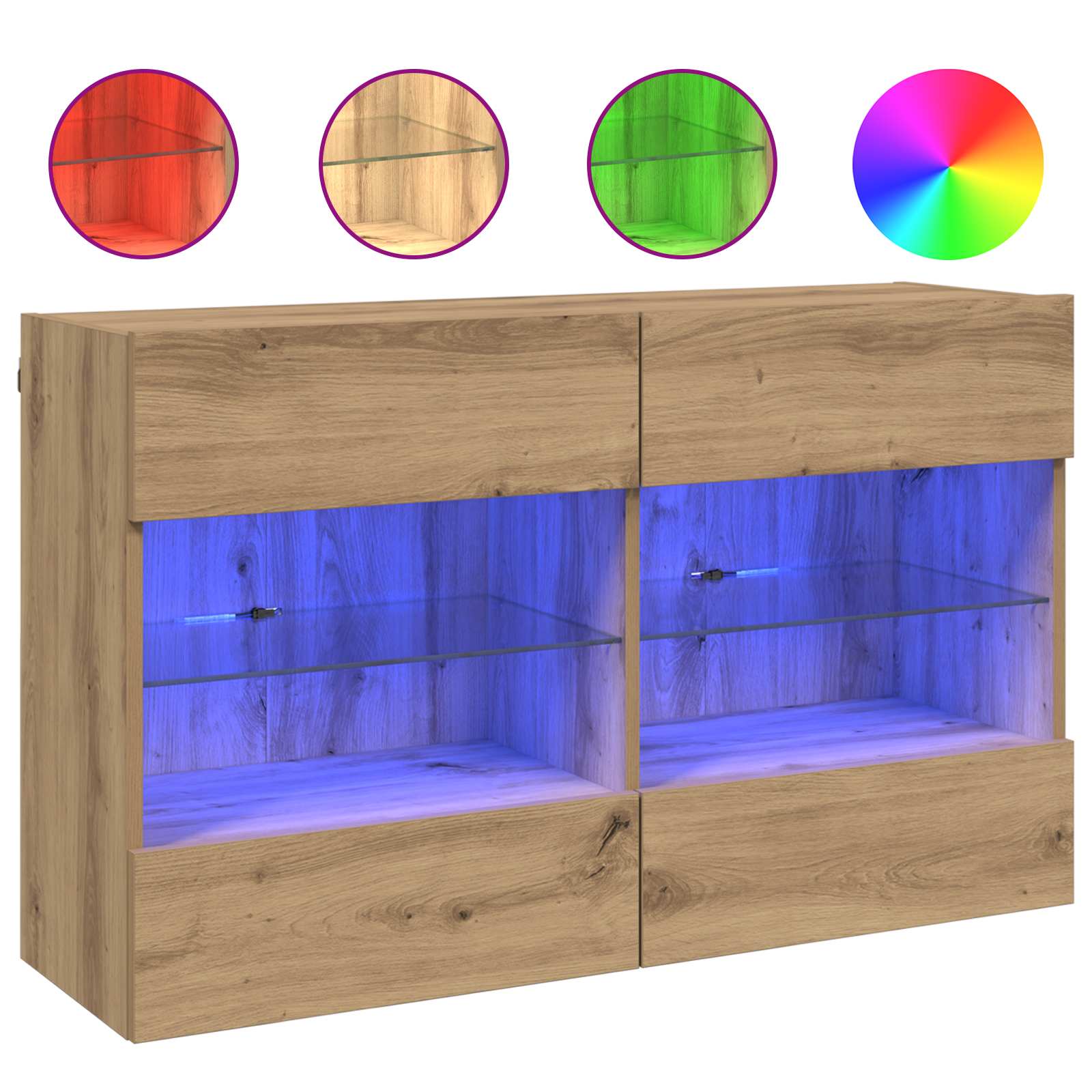vidaXL Szafka pod telewizor Dąb rzemieślniczy 98,5 x 30 x 60,5 cm