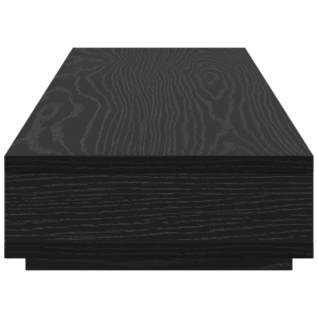 vidaXL Stojak na Monitor z półką Czarny 100 x 27 x 15 cm