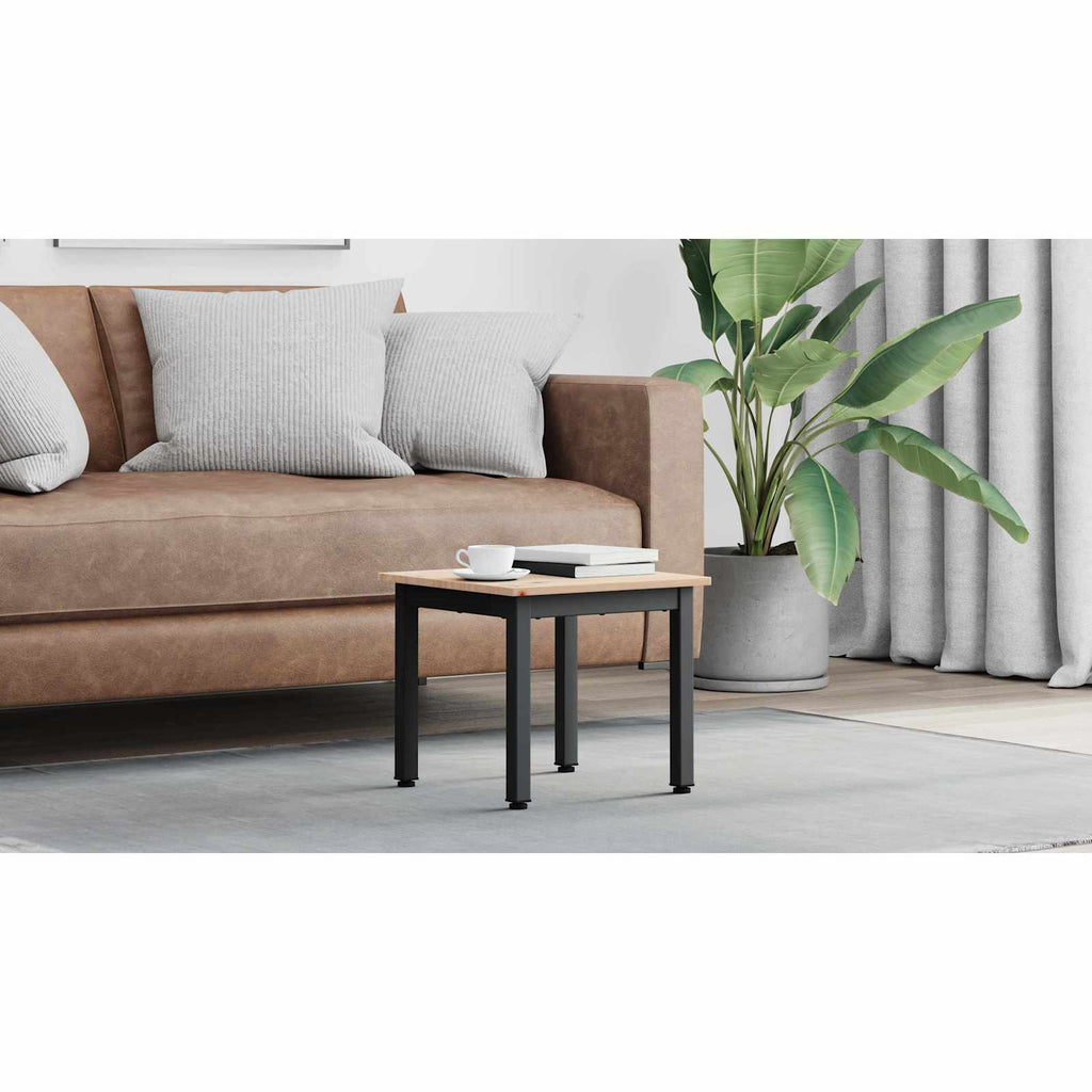 vidaXL Stolik kawowy Naturalny 40 x 40 x 36 cm Lite drewno sosnowe