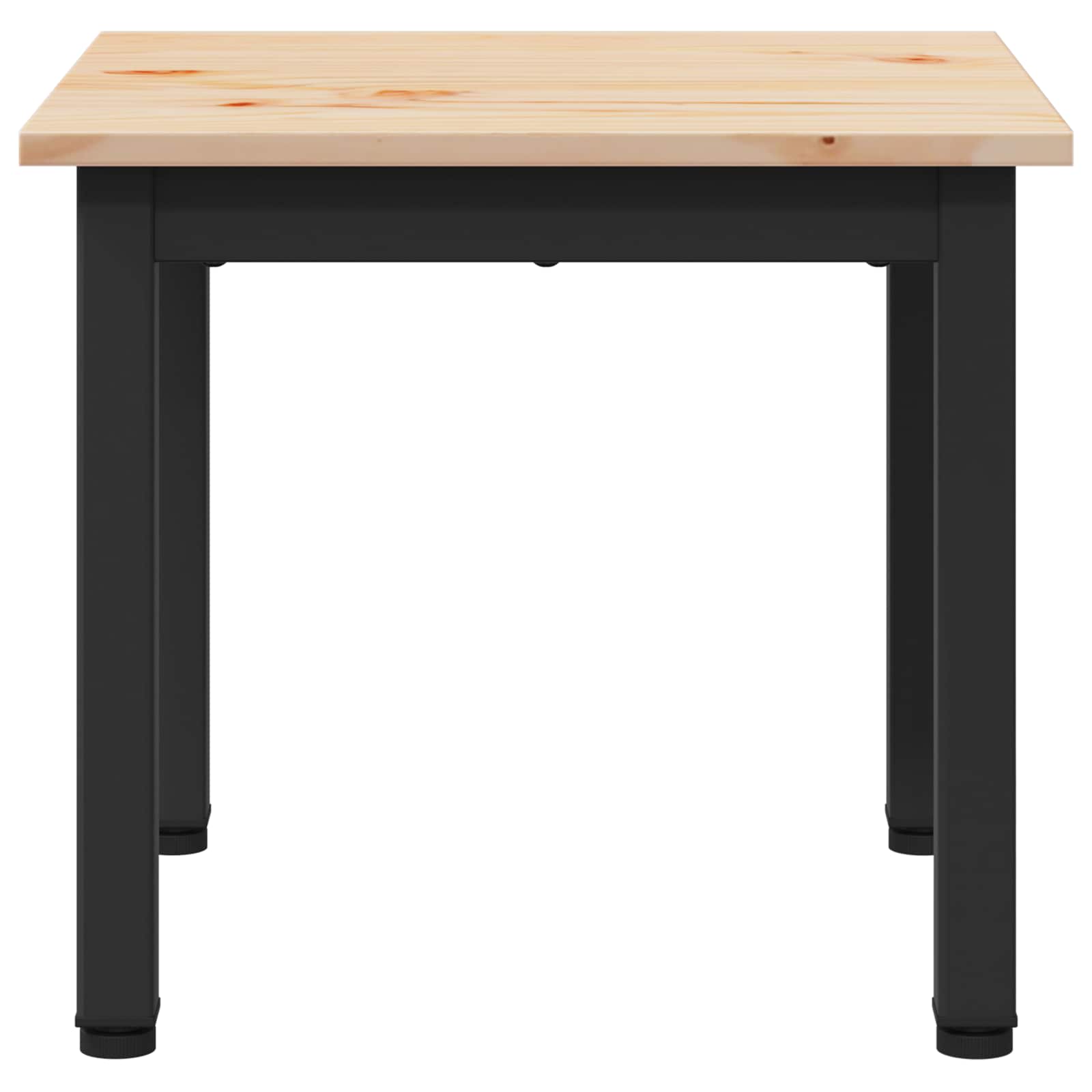 vidaXL Stolik kawowy Naturalny 40 x 40 x 36 cm Lite drewno sosnowe