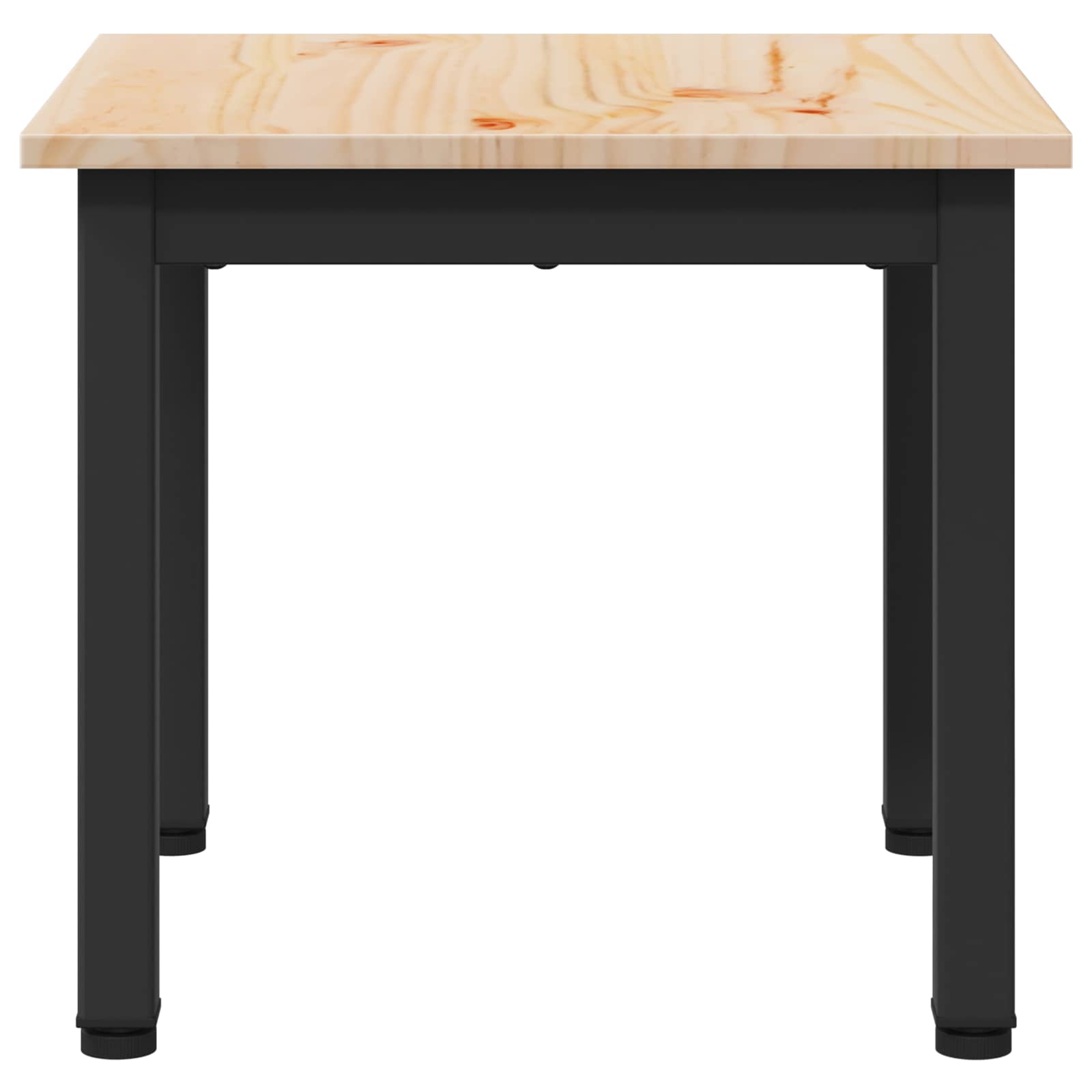 vidaXL Stolik kawowy Naturalny 40 x 40 x 36 cm Lite drewno sosnowe