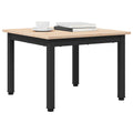 vidaXL Stolik kawowy Naturalny 50 x 50 x 36 cm Lite drewno sosnowe
