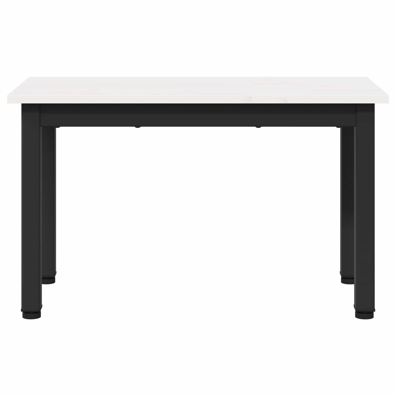 vidaXL Stolik kawowy Biały 60 x 30 x 36 cm Lite drewno sosnowe