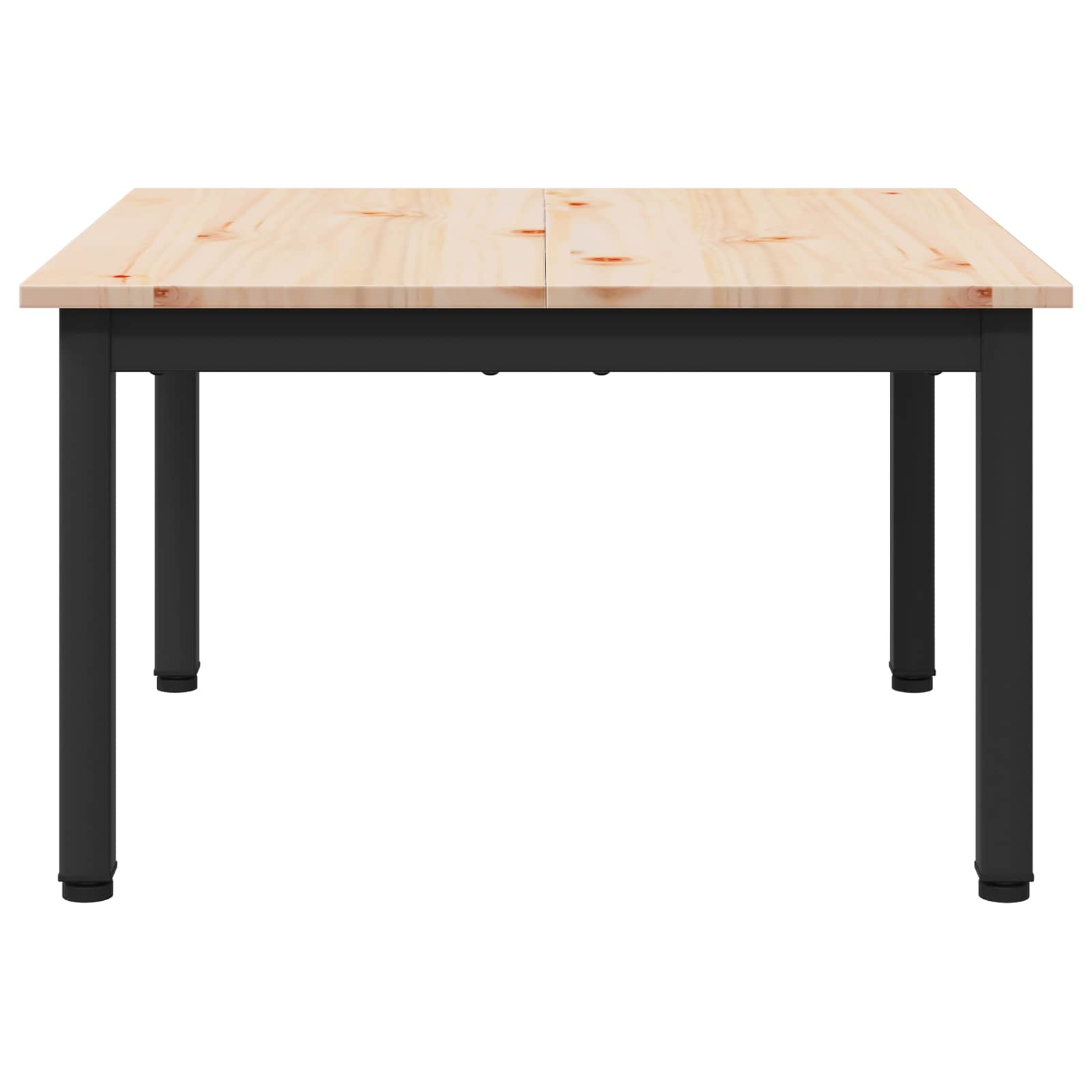 vidaXL Stolik kawowy Naturalny 60 x 60 x 36 cm Lite drewno sosnowe