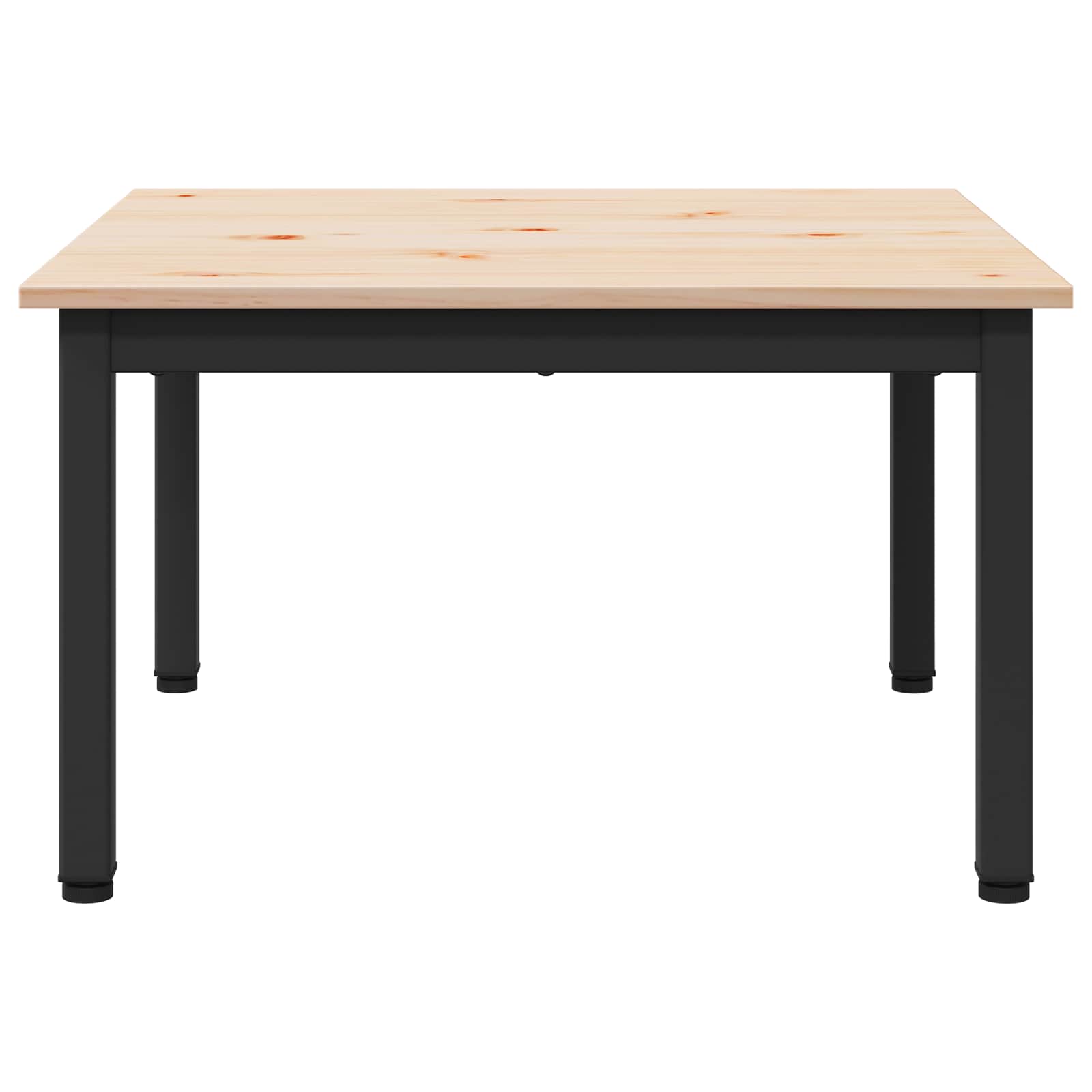 vidaXL Stolik kawowy Naturalny 60 x 60 x 36 cm Lite drewno sosnowe