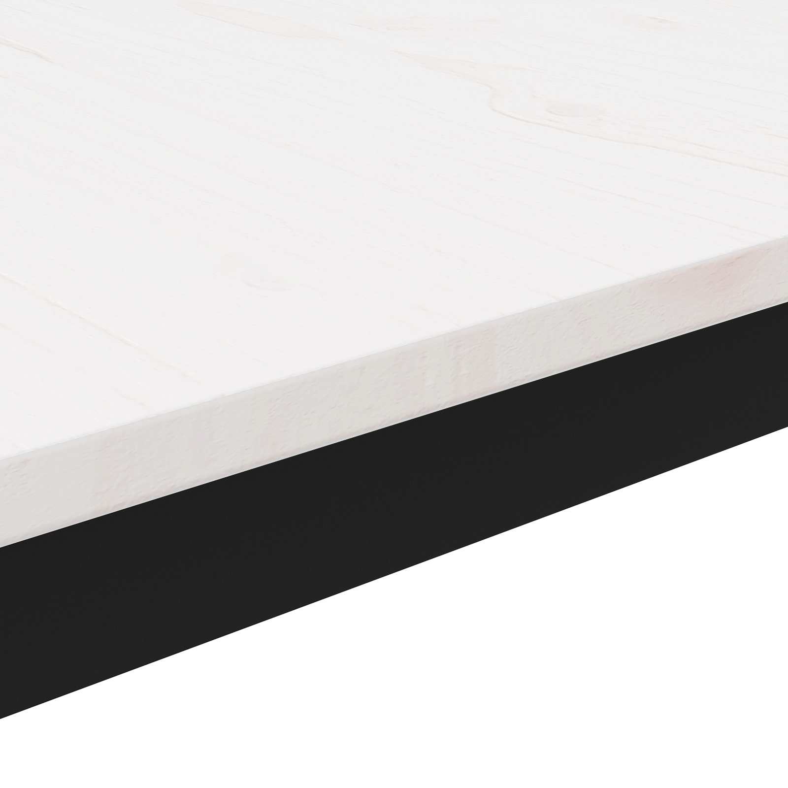 vidaXL Stolik kawowy Biały 60 x 60 x 36 cm Lite drewno sosnowe
