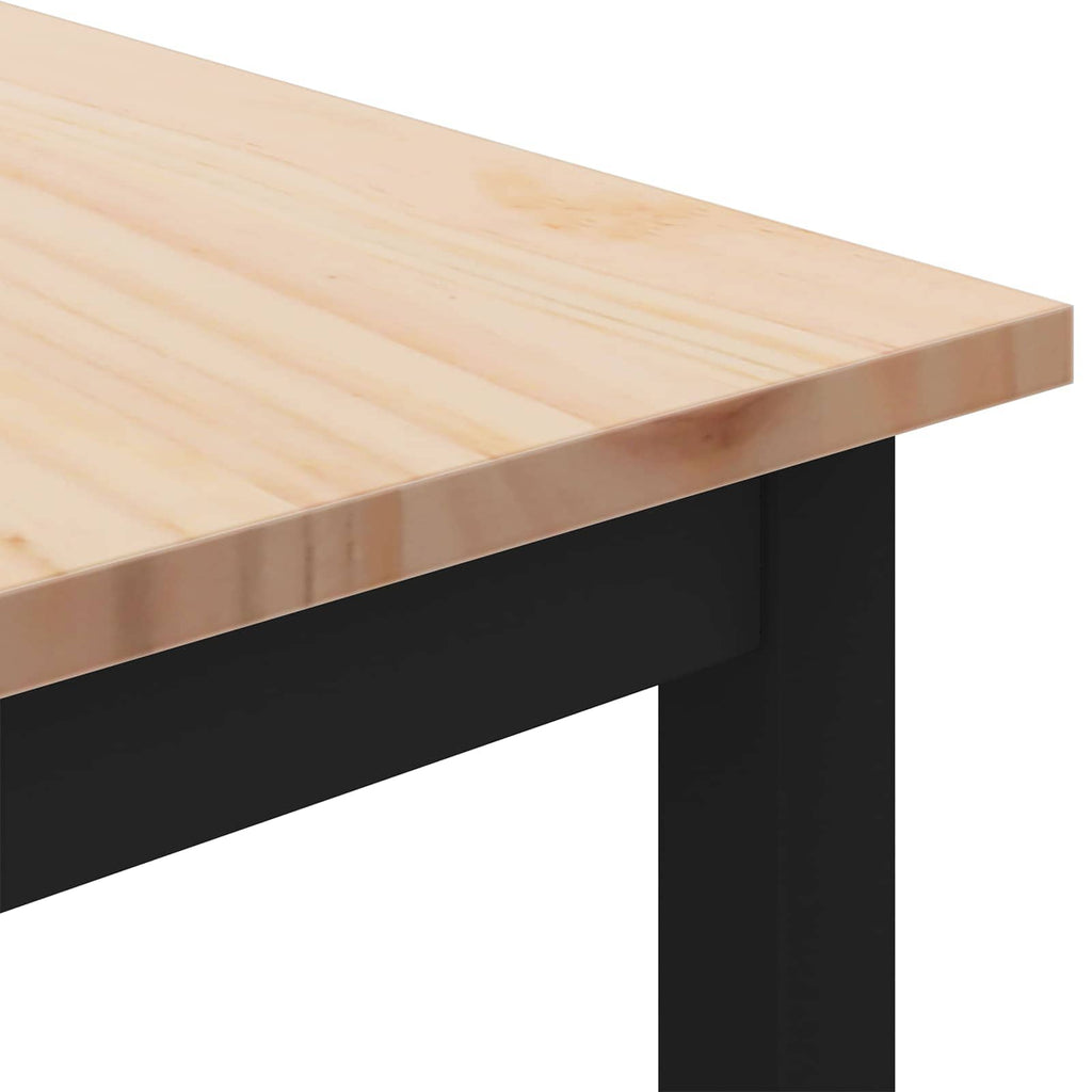 vidaXL Stolik kawowy Naturalny 60 x 50 x 36 cm Lite drewno sosnowe
