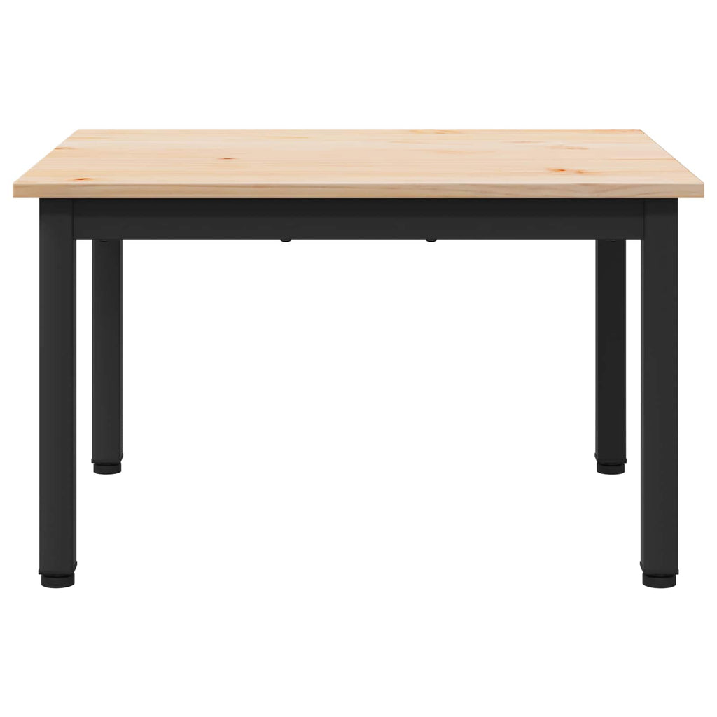 vidaXL Stolik kawowy Naturalny 60 x 50 x 36 cm Lite drewno sosnowe