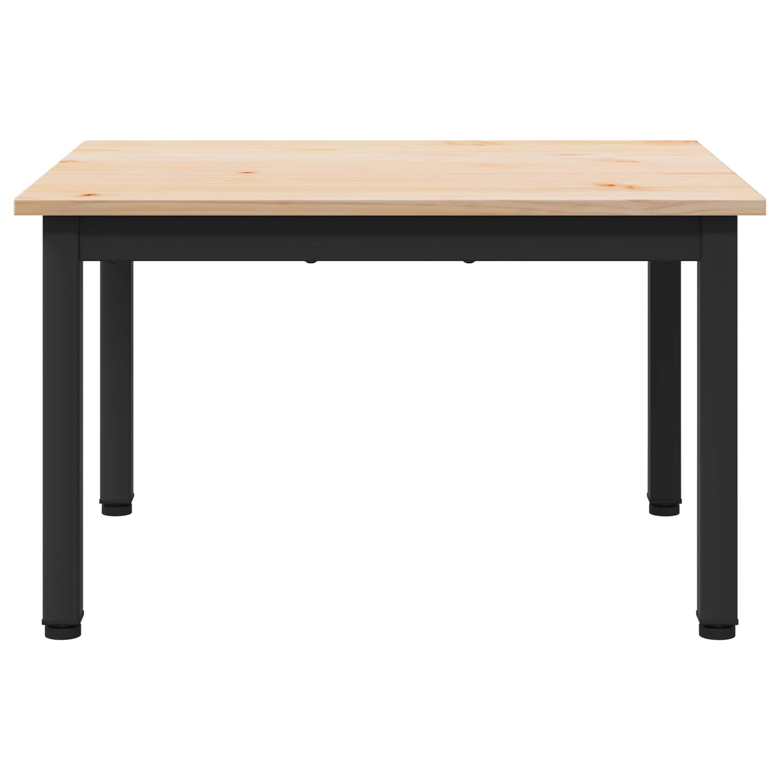 vidaXL Stolik kawowy Naturalny 60 x 50 x 36 cm Lite drewno sosnowe
