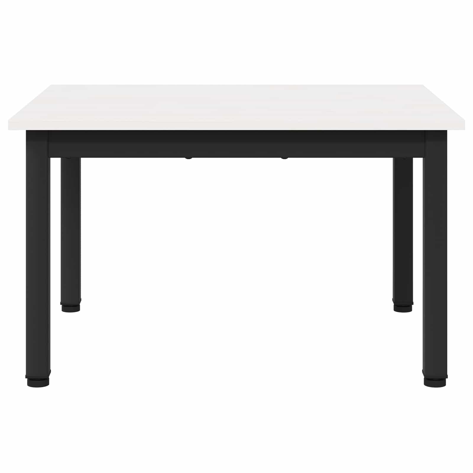 vidaXL Stolik kawowy Biały 60 x 50 x 36 cm Lite drewno sosnowe