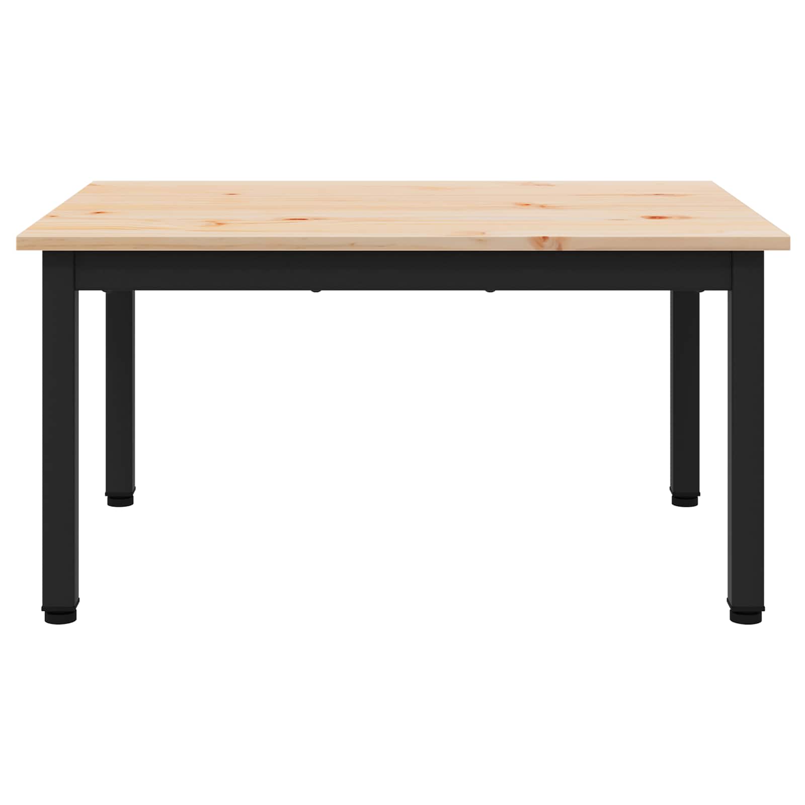 vidaXL Stolik kawowy Naturalny 70 x 50 x 36 cm Lite drewno sosnowe