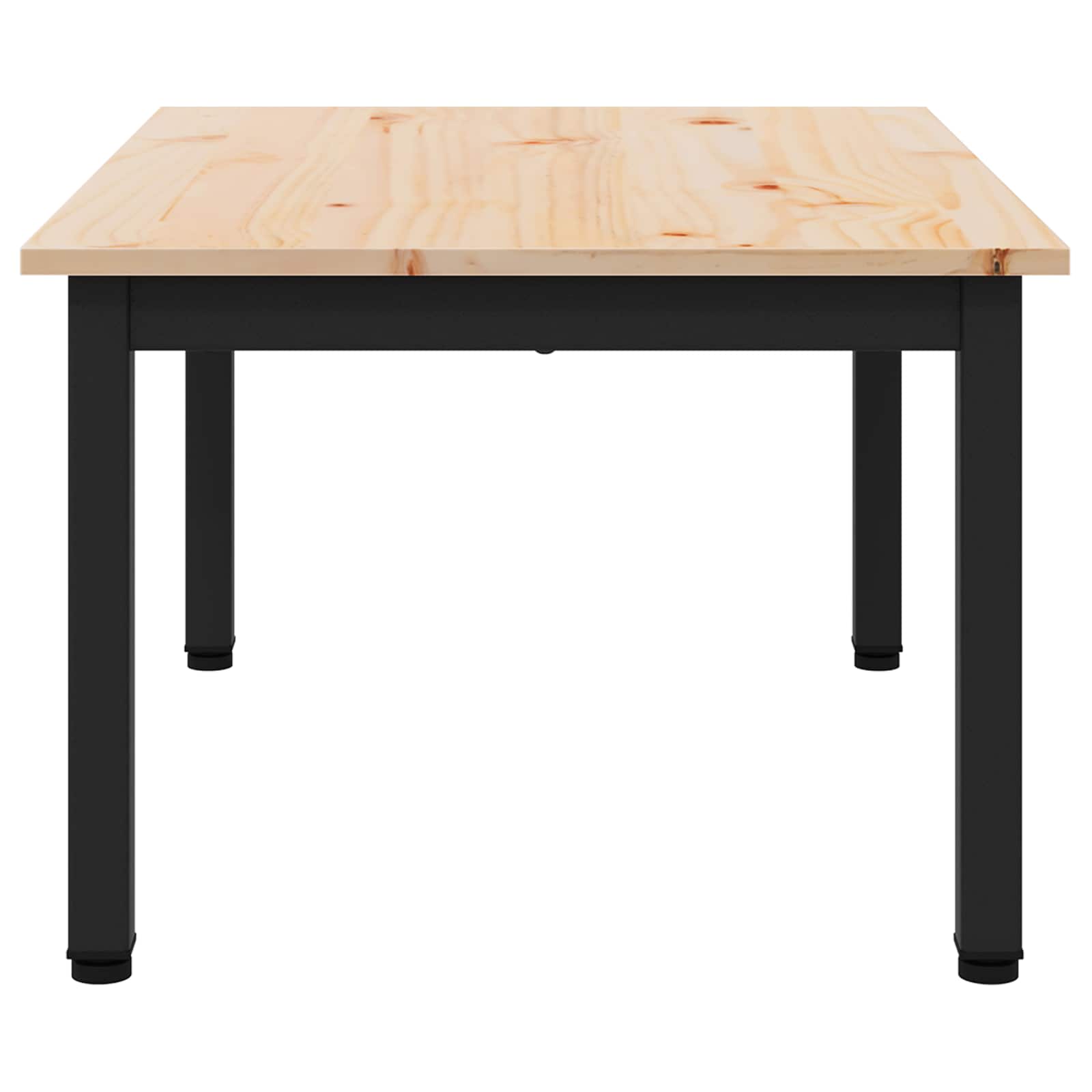 vidaXL Stolik kawowy Naturalny 70 x 50 x 36 cm Lite drewno sosnowe