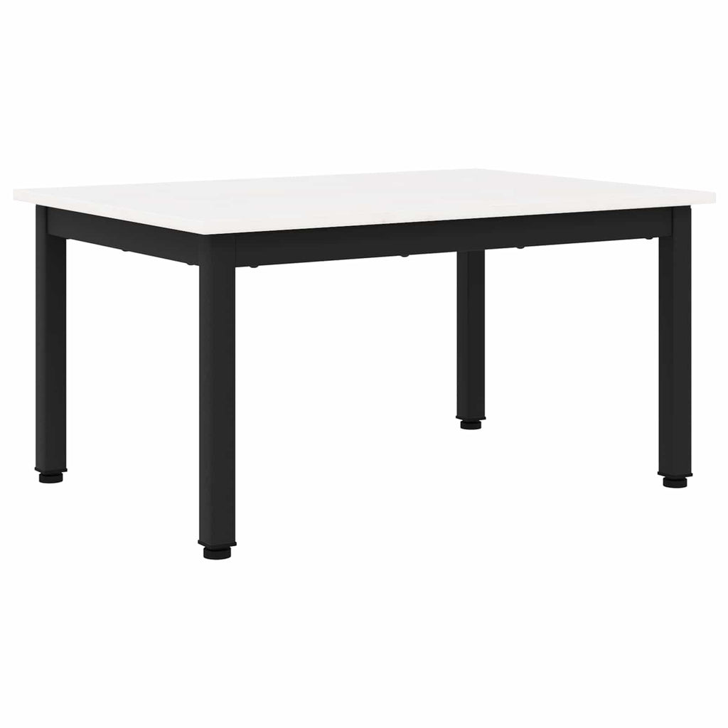 vidaXL Stolik kawowy Biały 70 x 50 x 36 cm Lite drewno sosnowe