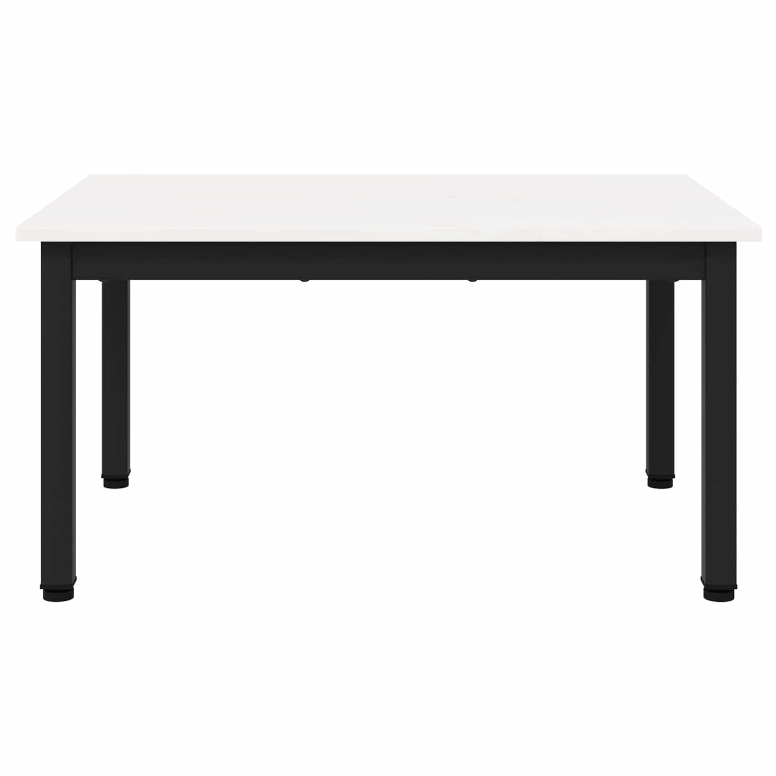 vidaXL Stolik kawowy Biały 70 x 50 x 36 cm Lite drewno sosnowe