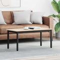 vidaXL Stolik kawowy Naturalny 100 x 50 x 45 cm Lite drewno sosnowe