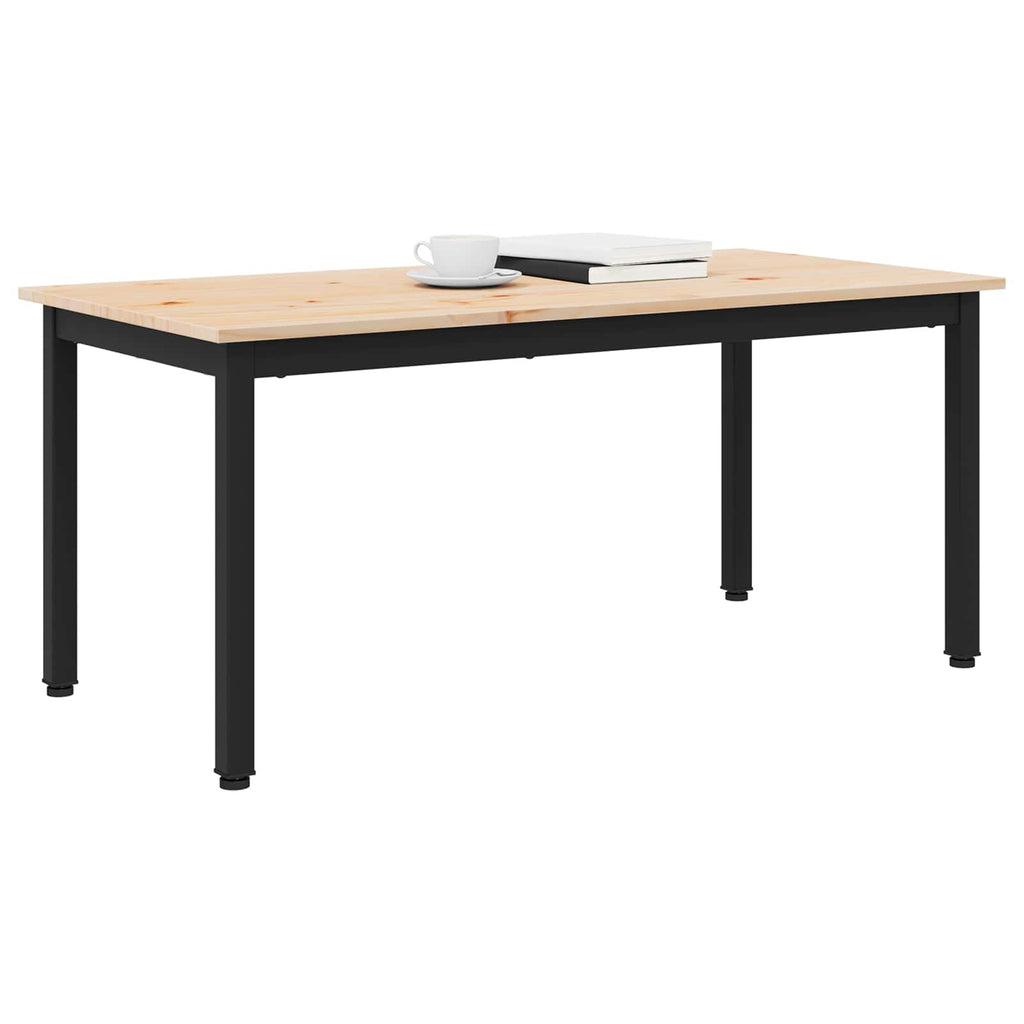 vidaXL Stolik kawowy Naturalny 100 x 50 x 45 cm Lite drewno sosnowe