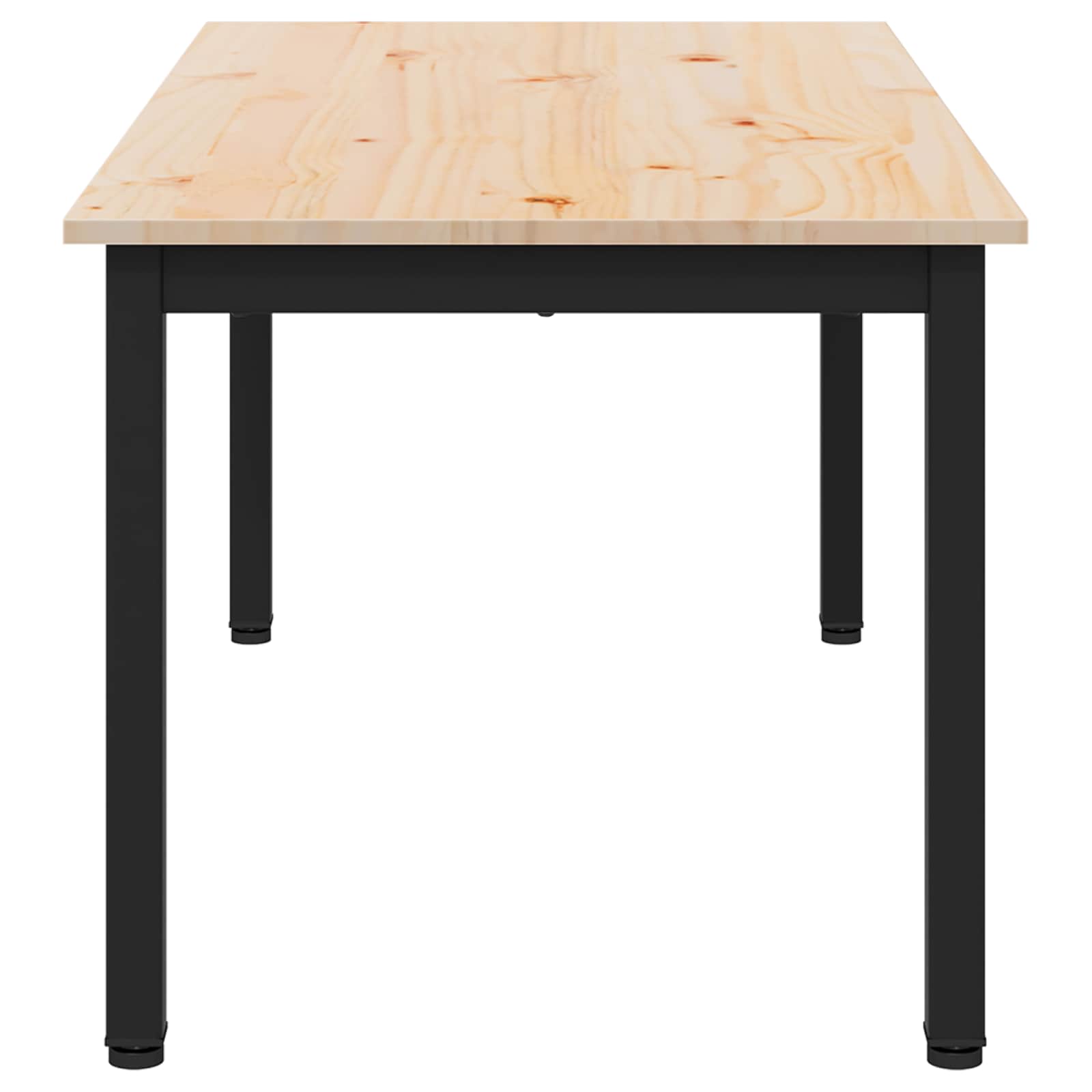 vidaXL Stolik kawowy Naturalny 100 x 50 x 45 cm Lite drewno sosnowe