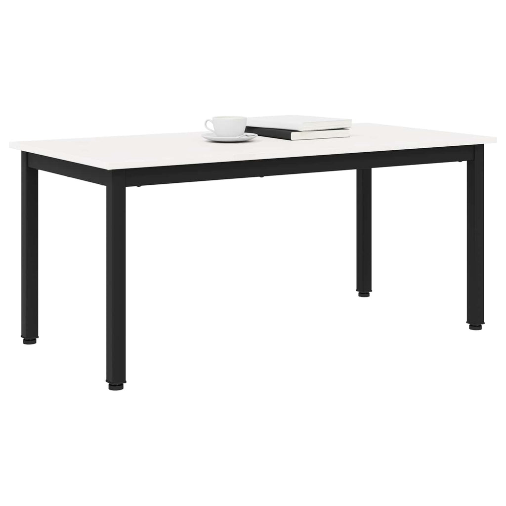 vidaXL Stolik kawowy Biały 100 x 50 x 45 cm Lite drewno sosnowe