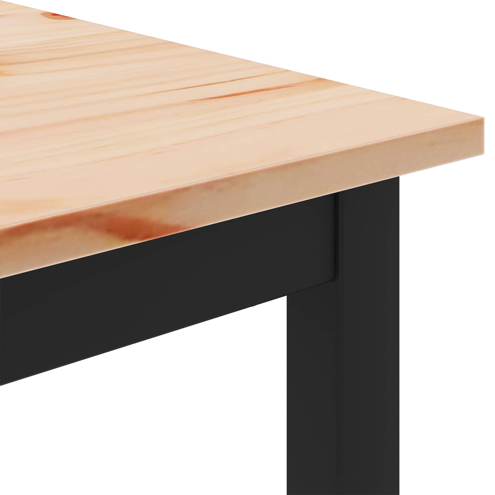vidaXL Stolik kawowy Naturalny 80 x 80 x 45 cm Lite drewno sosnowe