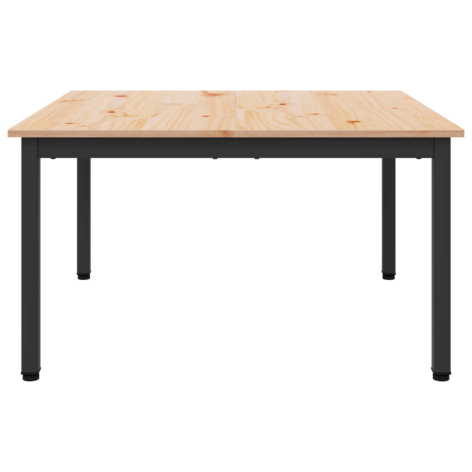vidaXL Stolik kawowy Naturalny 80 x 80 x 45 cm Lite drewno sosnowe