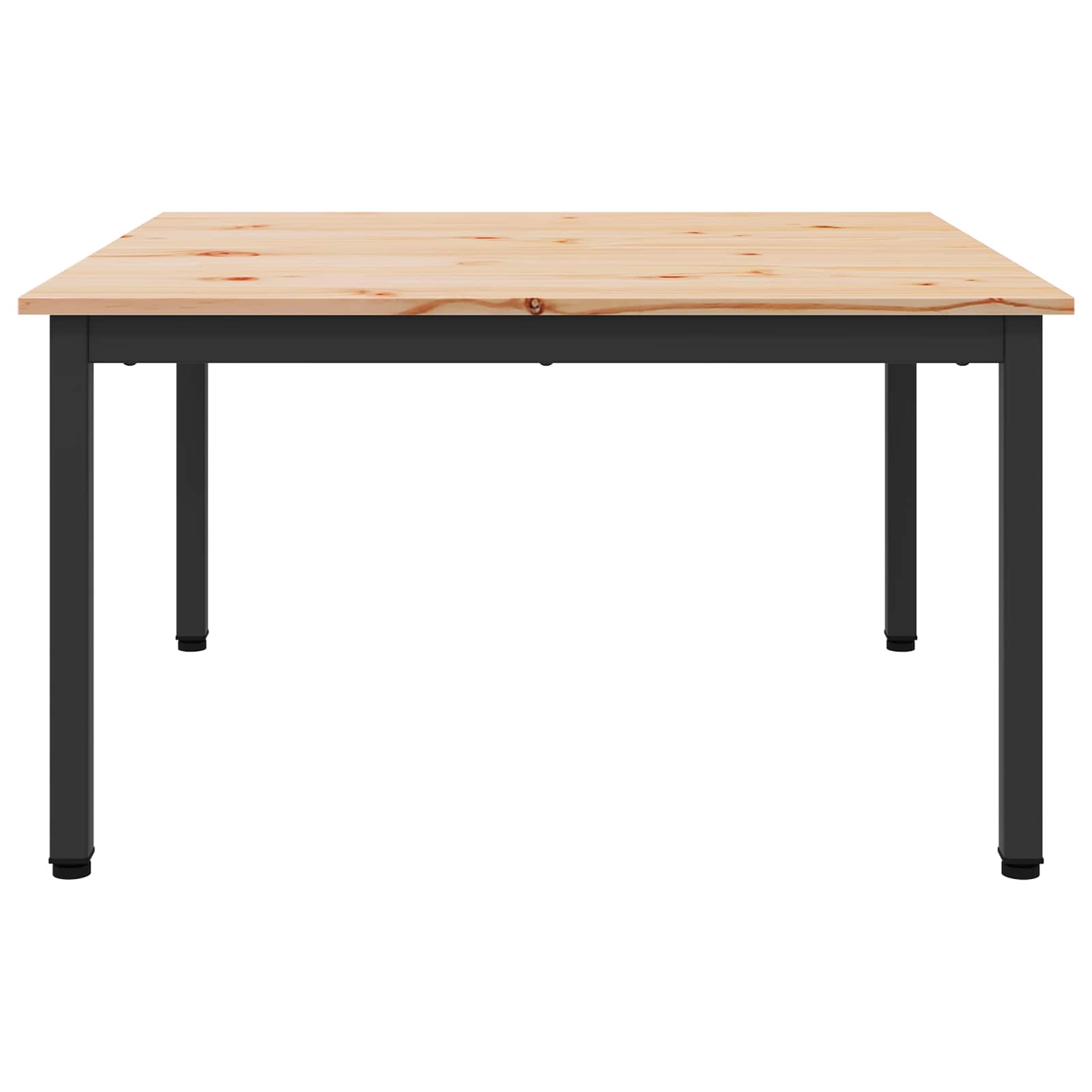 vidaXL Stolik kawowy Naturalny 80 x 80 x 45 cm Lite drewno sosnowe