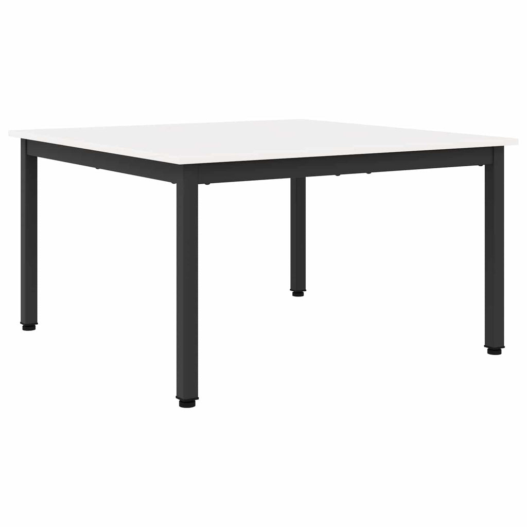 vidaXL Stolik kawowy Biały 80 x 80 x 45 cm Lite drewno sosnowe