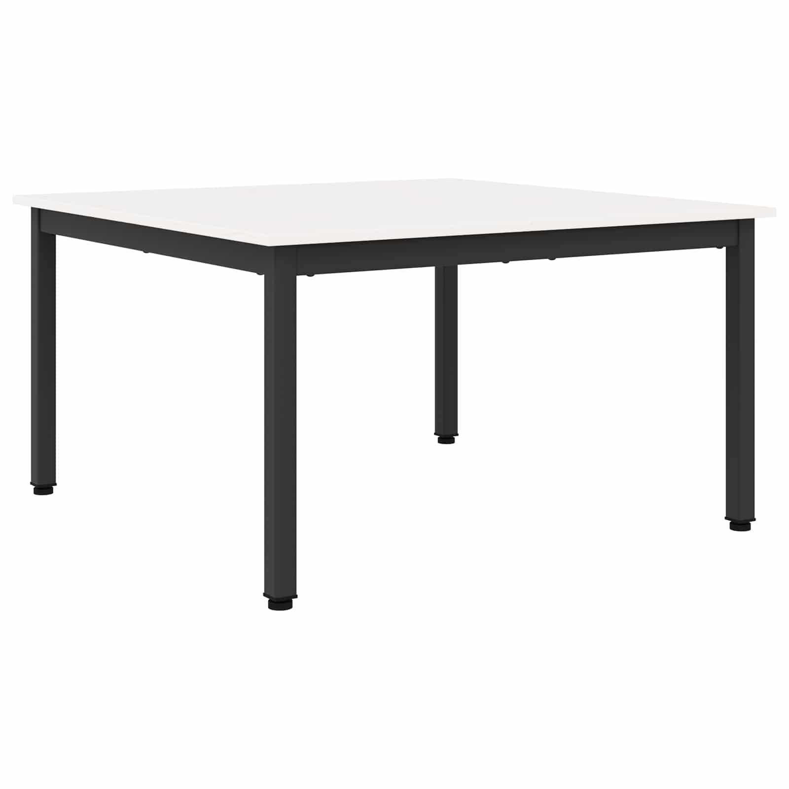 vidaXL Stolik kawowy Biały 80 x 80 x 45 cm Lite drewno sosnowe