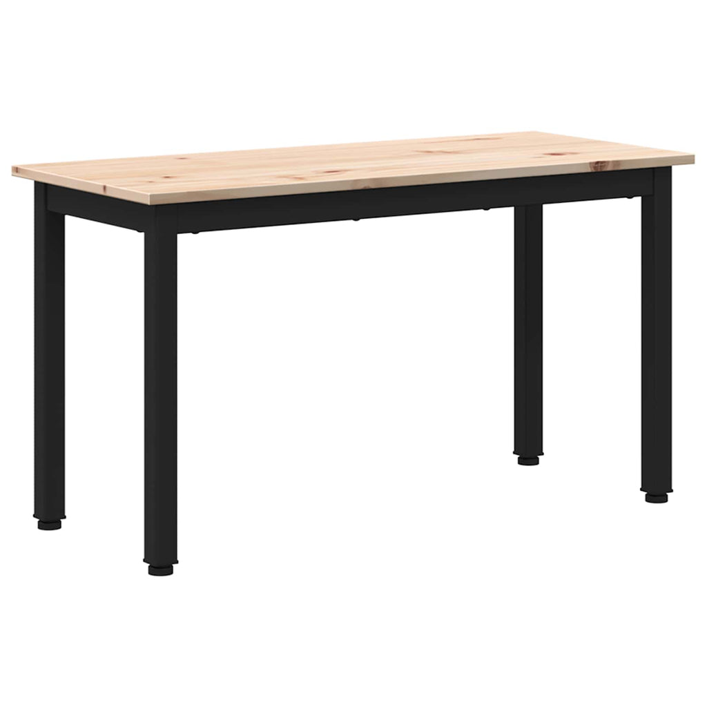 vidaXL ławka Naturalny 80 x 35 x 45 cm Lite drewno sosnowe