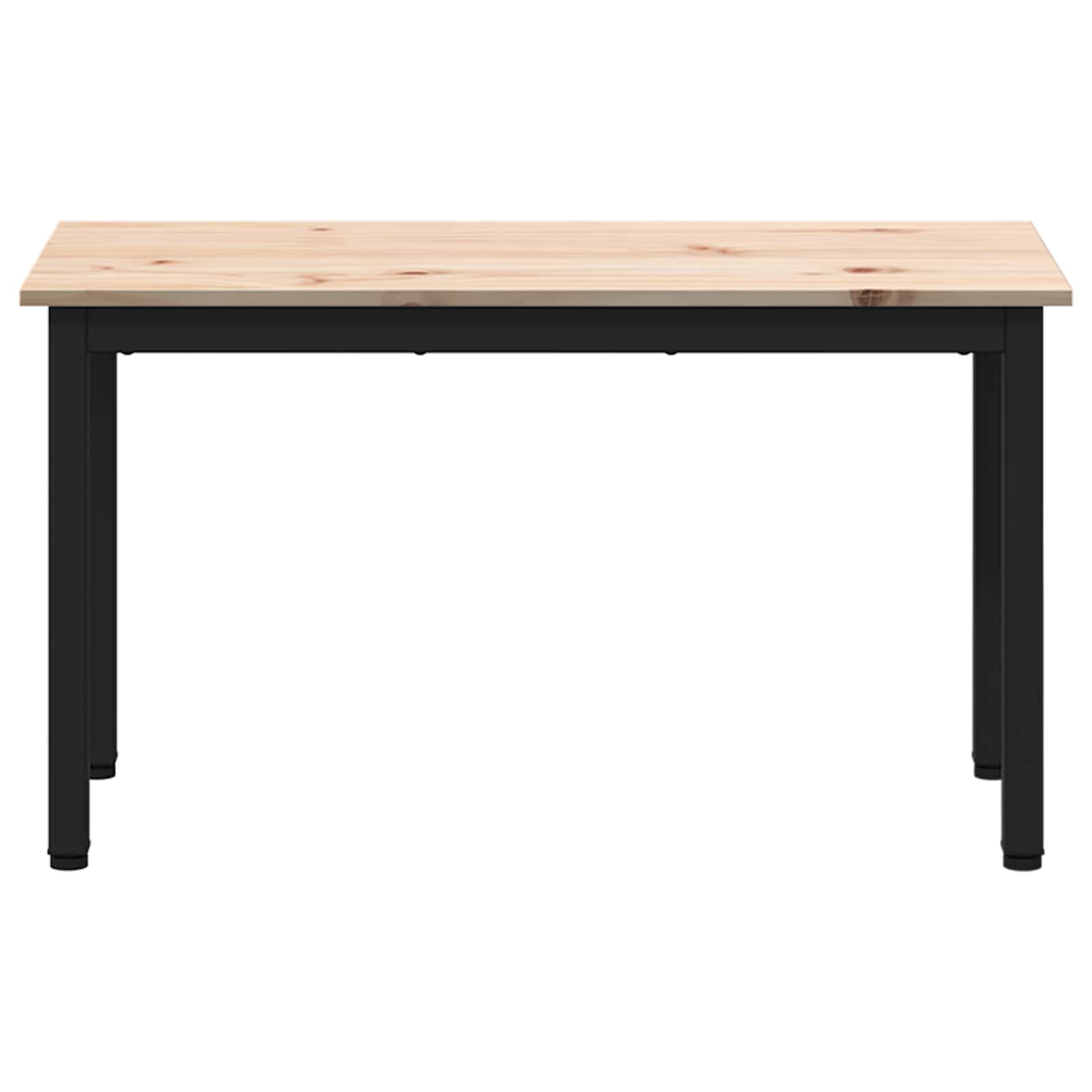 vidaXL ławka Naturalny 80 x 35 x 45 cm Lite drewno sosnowe